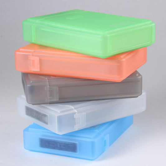 External 3.5" IDE SATA HDD Anti-Static hdd storage Box (Clear)