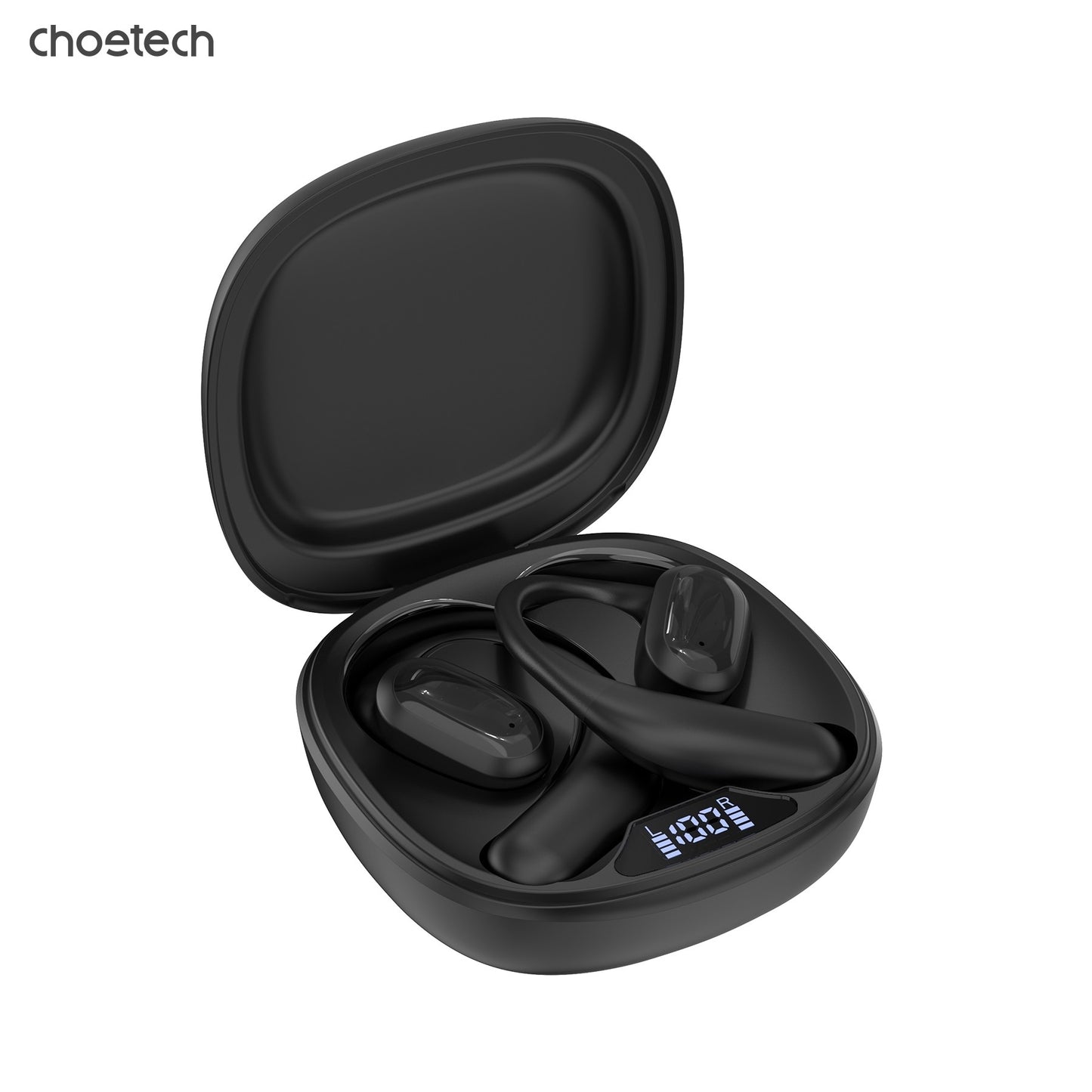 CHOETECH BH-T25 OWS Painless New Concept Bluetooth Earbuds V5.3 TWS Black